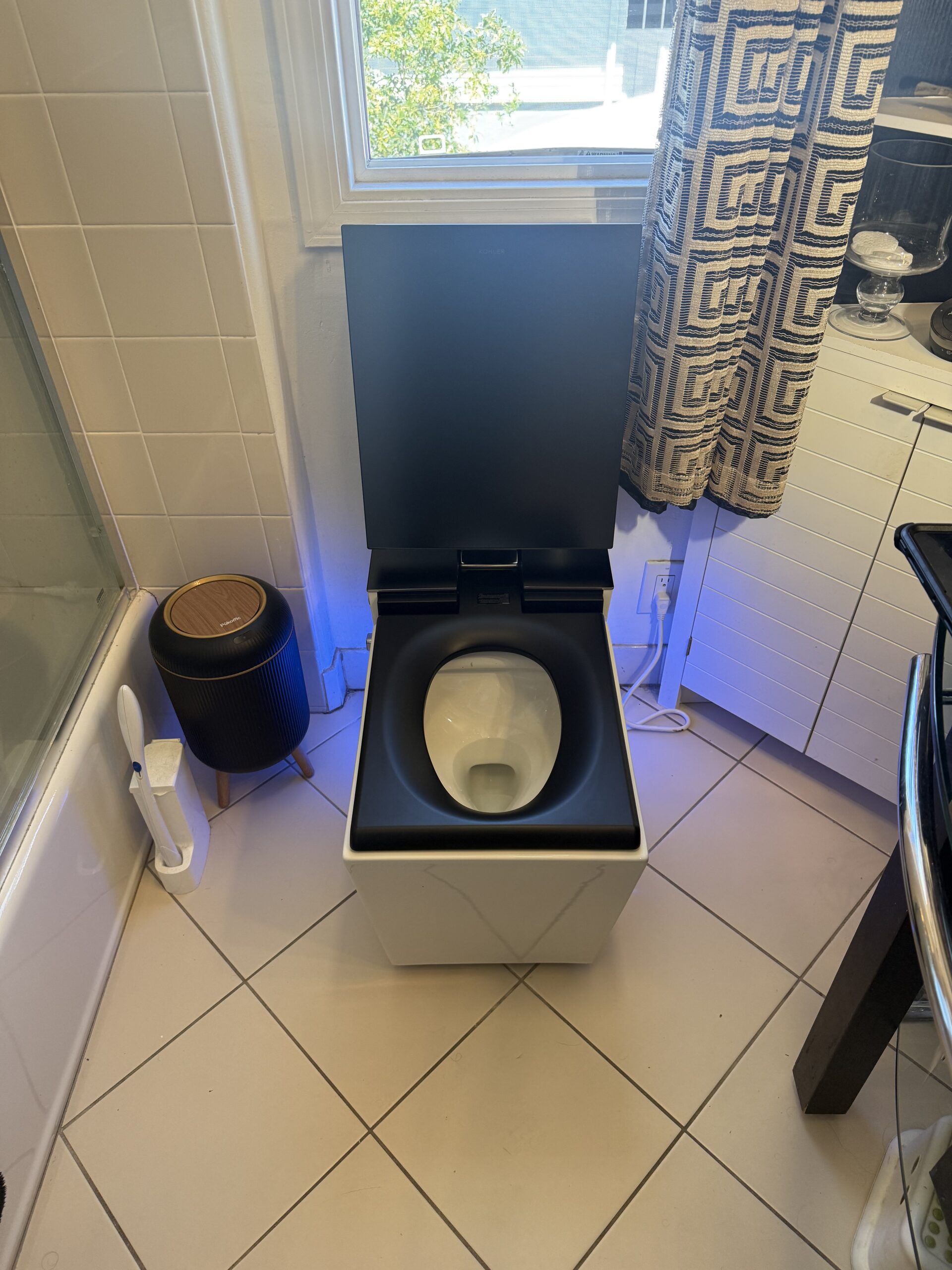 Kohler Numi smart toilet installed in a residential bathroom